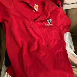 3 Merryhill uniform shirts A+ Apparel + used good conditioner